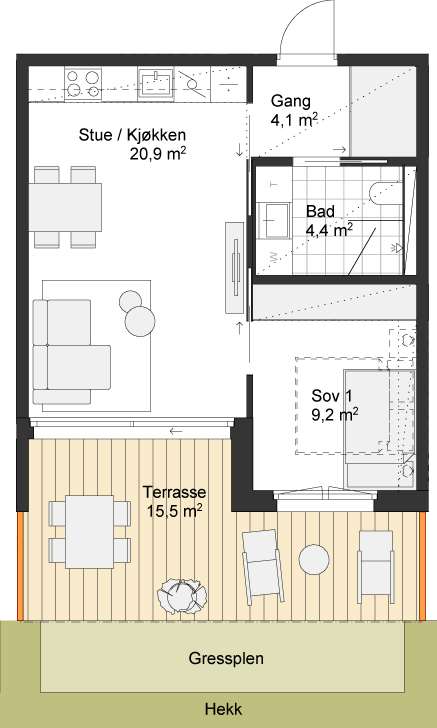 Plantegning 1